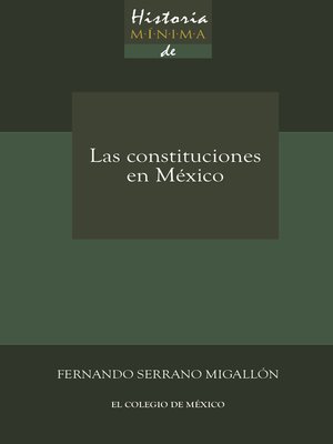 cover image of Historia mínima de las constituciones en México